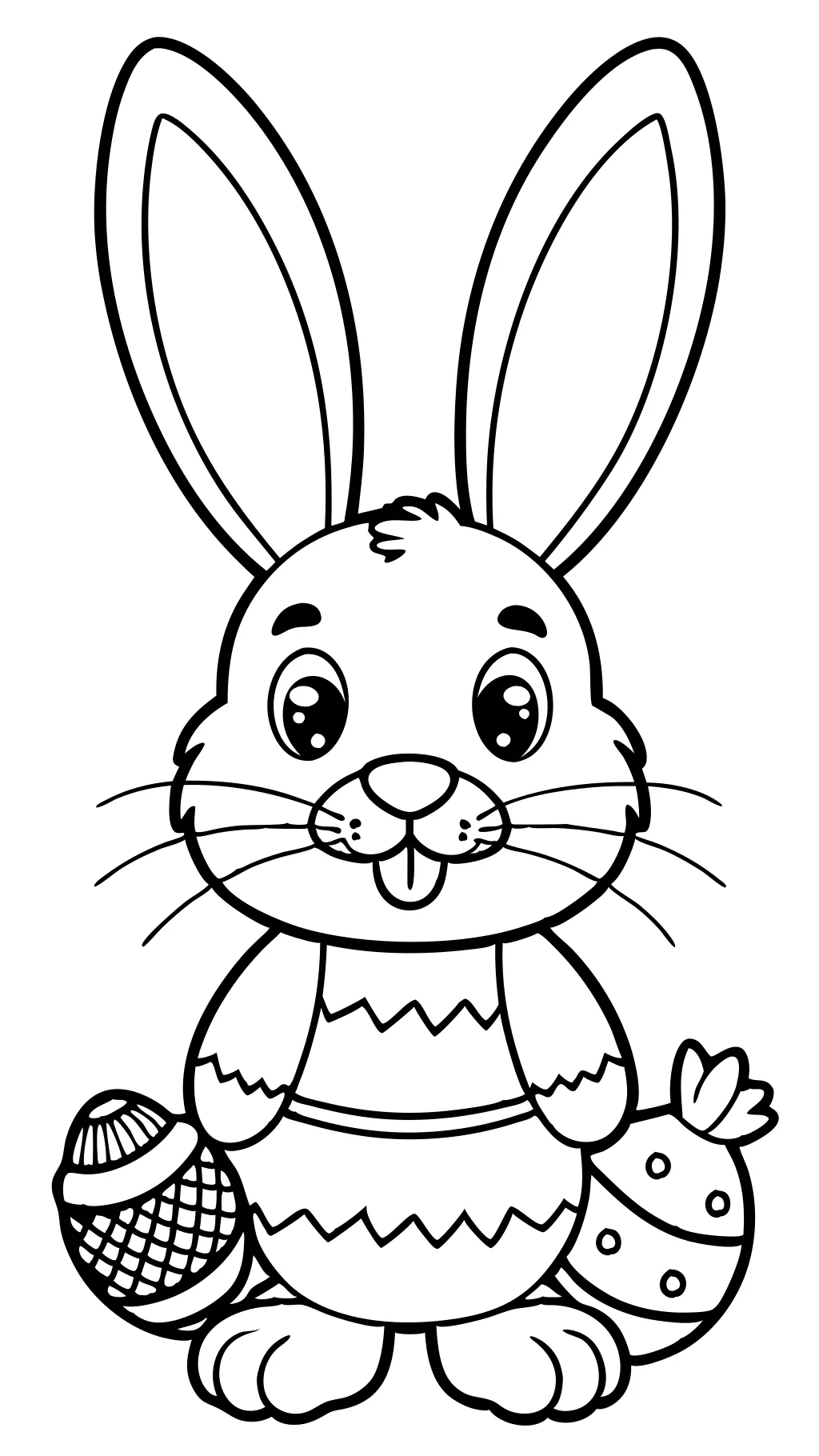 coloriages de lapin imprimables gratuits